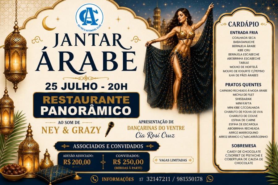 JANTAR ÁRABE 2026
