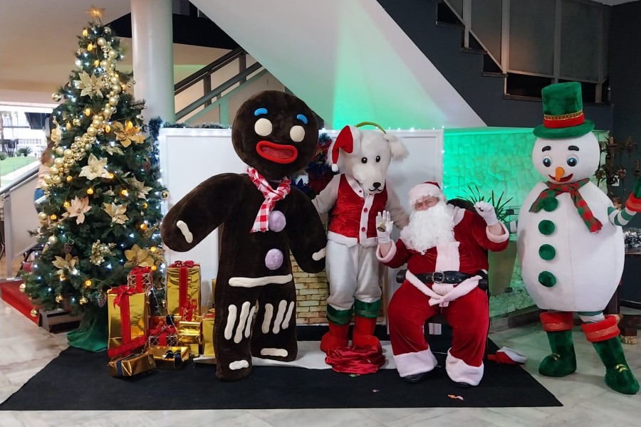 CHEGADA PAPAI NOEL E NUIT NATAL